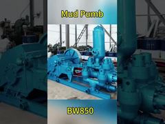 Horizontal Double Cylinder BW 850 Mud Pump With Diesel Engine