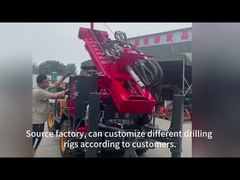 Tire-mounted Self-propelled Automatic Borewell Machine In Mountainous Areas