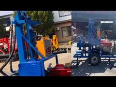 Mini Borewell Water Drilling Rig With 18 HP Engine For Personal Farming