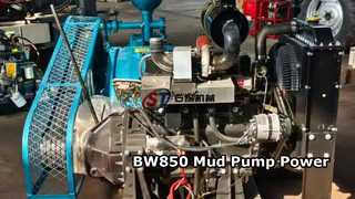 BW850 Mud Pump Diesel Engine Powered