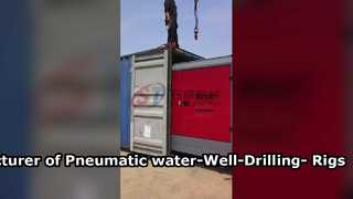 Factory real shot, actual Pneumatic Drilling Rig as shown in picture