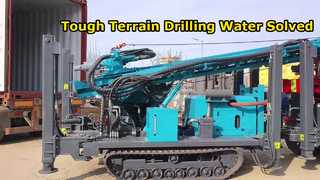 Powerful Drilling Rig for Tough Terrain