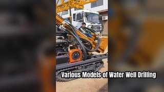 Various Models of Water Well Drilling Rigs — Light-Duty and Heavy-Duty